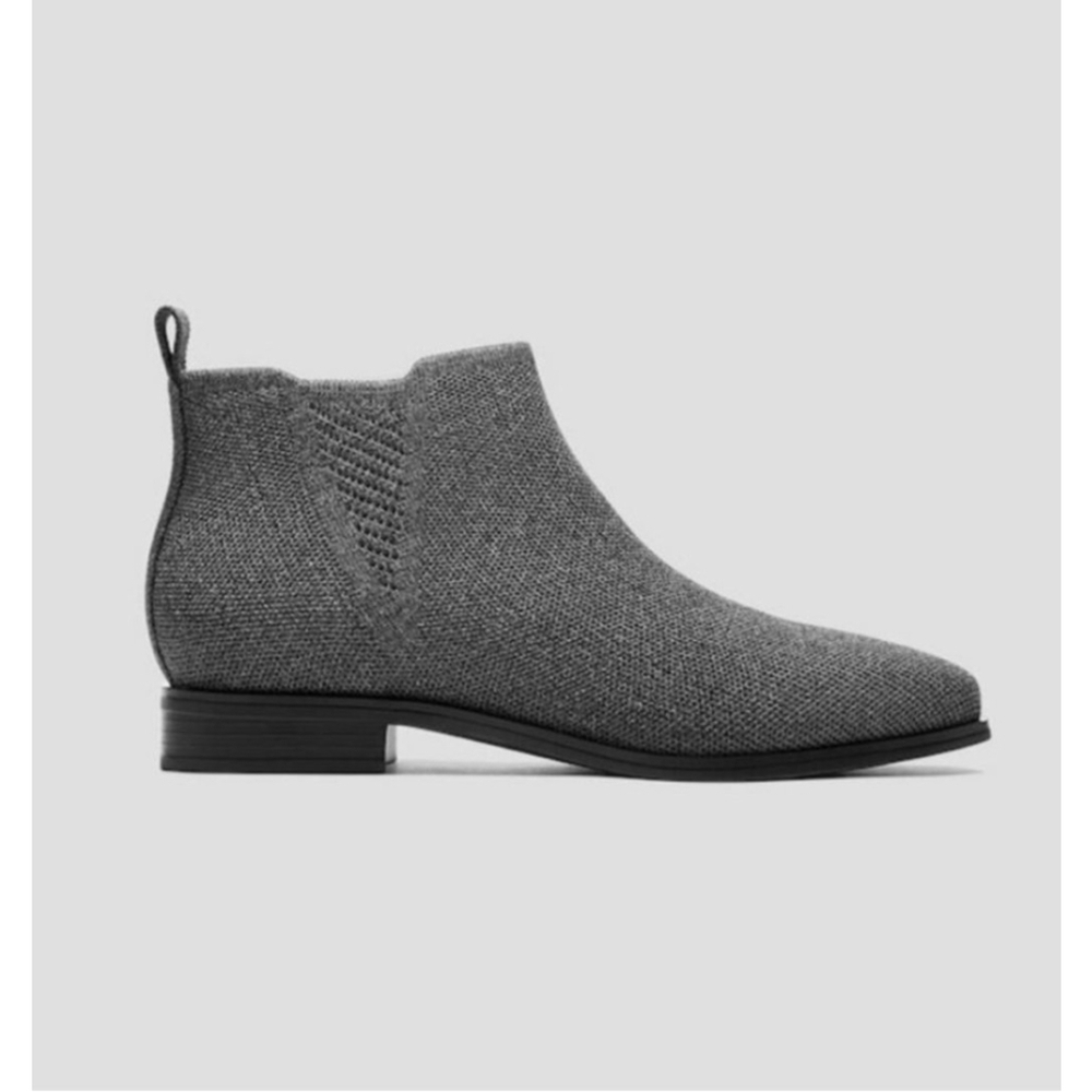 Vivaia Square-Toe Water-Repellent Ankle Boots Ryan Pro in Rich Gray 42 US 10.5